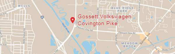 Directions Gossett VW Covington Pike